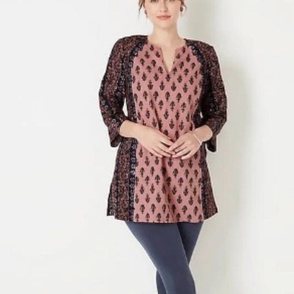 J. Jill Women's Pure Jill Folkloric Stamped Tunic - XSP